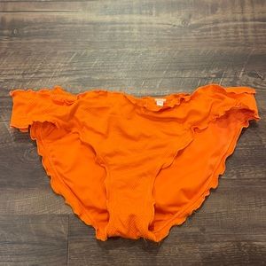 Orange Aerie Bikini Bottoms